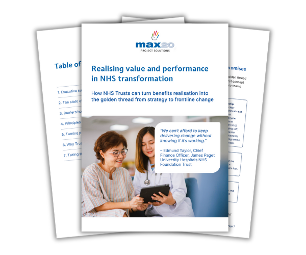 White Paper: Realising value and performance in NHS transformation